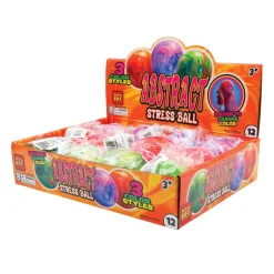 Abstract Painted Stress Balls - 12 per display