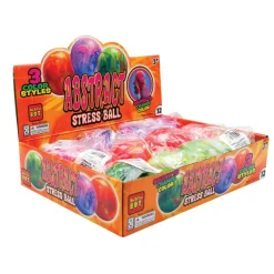 Abstract Painted Stress Balls - 12 per display
