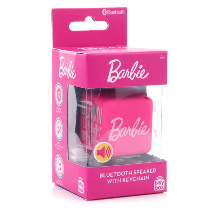 Bitty Box Barbie Bluetooth Speaker (Phrases) - 1 count