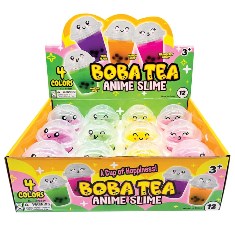 Boba Tea Anime Slime - 12 per Display