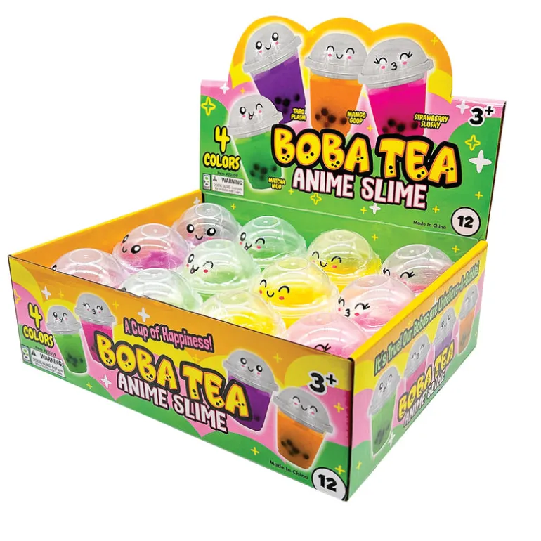 Boba Tea Anime Slime - 12 per Display