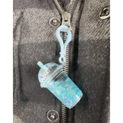 Boba Tea Shimmer Shake Keychain - 24 per display