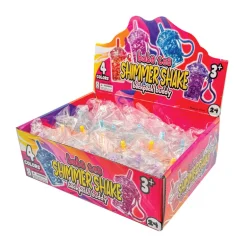 Boba Tea Shimmer Shake Keychain - 24 per display