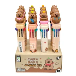 Capybara 10-color Pens - 12 per display