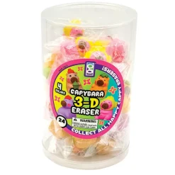 Capybara 3D Eraser - 24 per tub