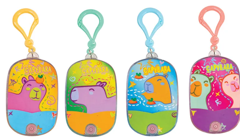Capybara Keychain Water Game - 12 per bag