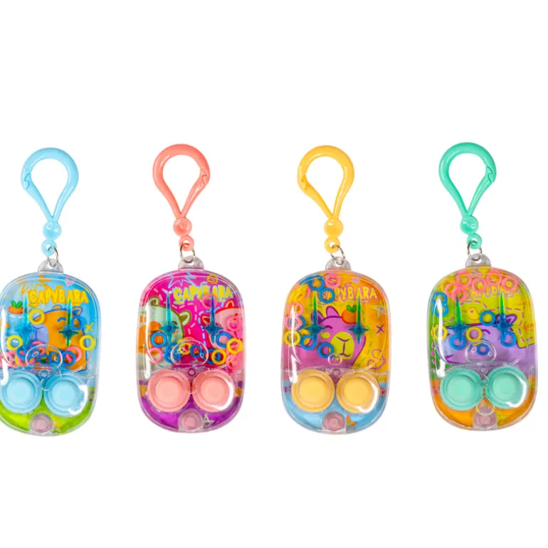 Capybara Keychain Water Game - 12 per bag