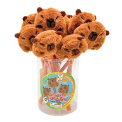 Capybara Plush Pens - 12 per tub