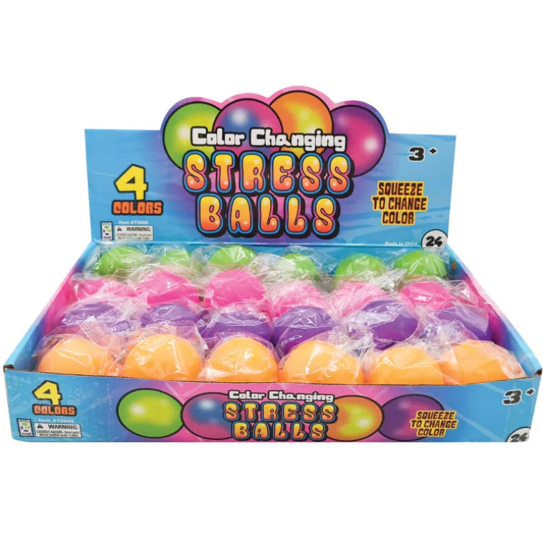Color Changing Stress Balls - 24 per display