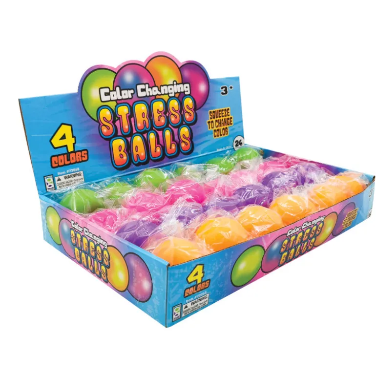 Color Changing Stress Balls - 24 per display