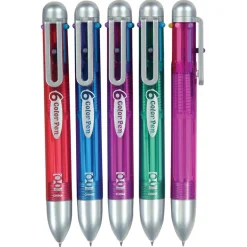 6-Color Pens - 12 per display