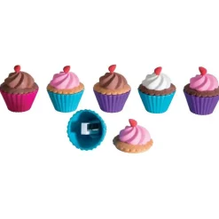 Cupcake Shoppe Scented Erasers and Sharpeners - 24 per display