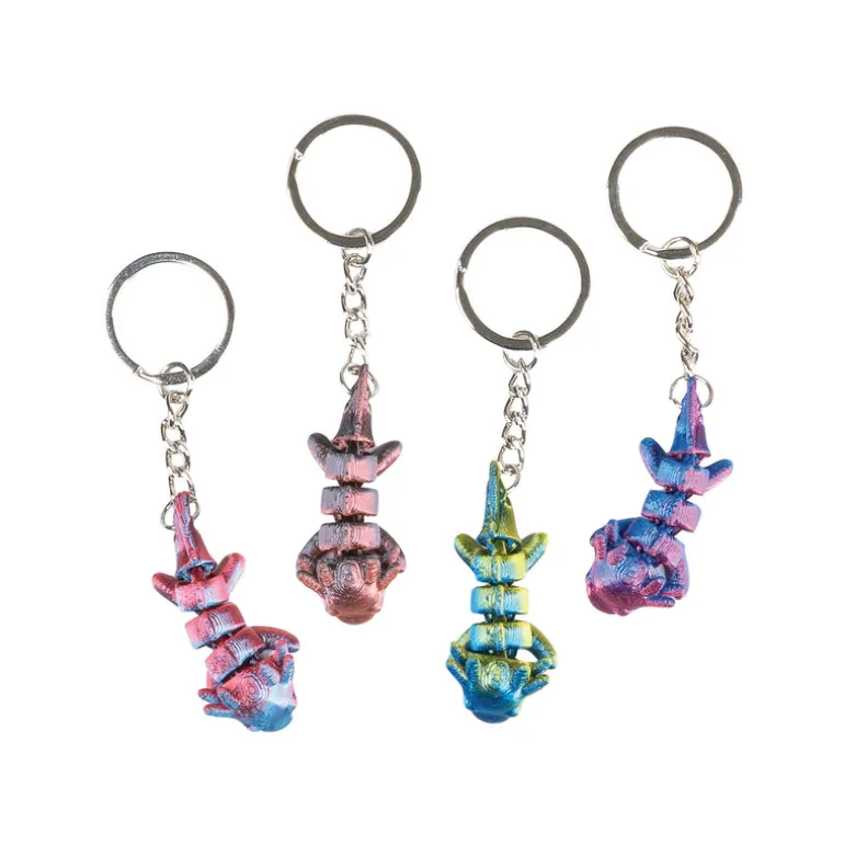 3D Printed Axolotl Keychains - 24 per box