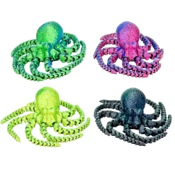 3D Printed Octopus Fidget Toys - 16 per box