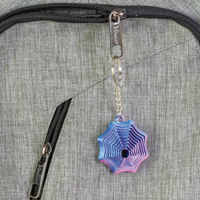 3D Printed Spider Web Keychain - 24 per box