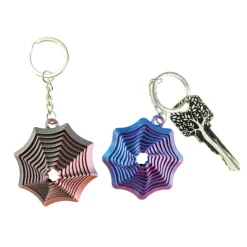 3D Printed Spider Web Keychain - 24 per box