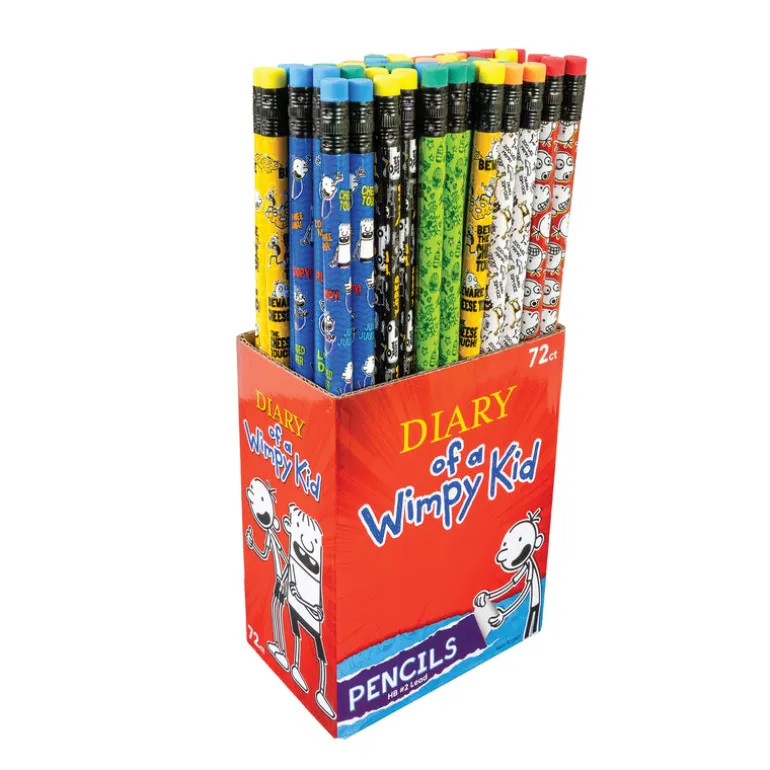 Diary of a Wimpy Kid Pencils - 72 per display