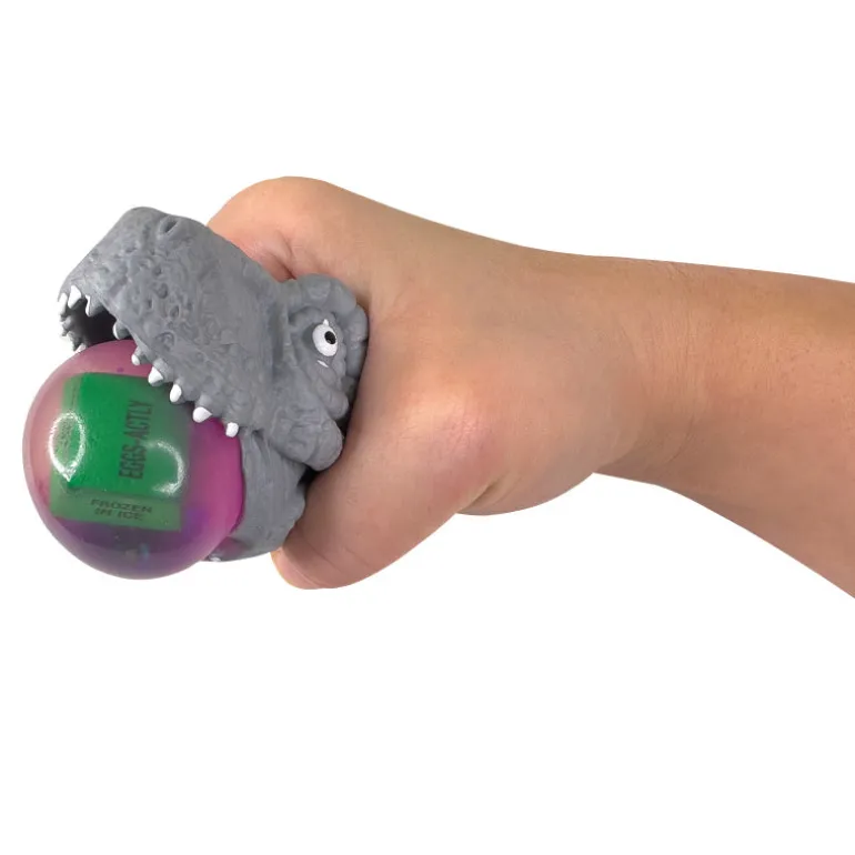 Dino Head Stress Ball - 12 per display