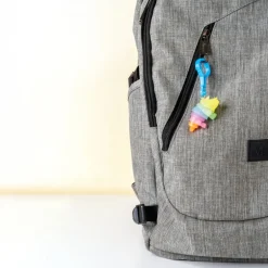 Dinosaur Glow-in-the-Dark Fidget Keychain - 24 per bag