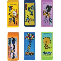 Dog Man Beveled Erasers - 24 per box