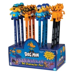 Dog Man Character Pens - 12 per display