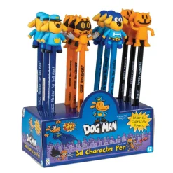 Dog Man Character Pens - 12 per display