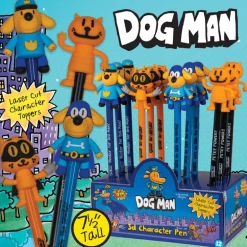 Dog Man Character Pens - 12 per display