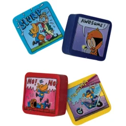 Dog Man Comic Erasers - 24 per display