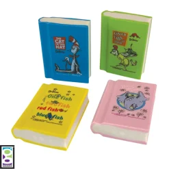 Dr. Seuss™ Book Erasers - 48 per tub
