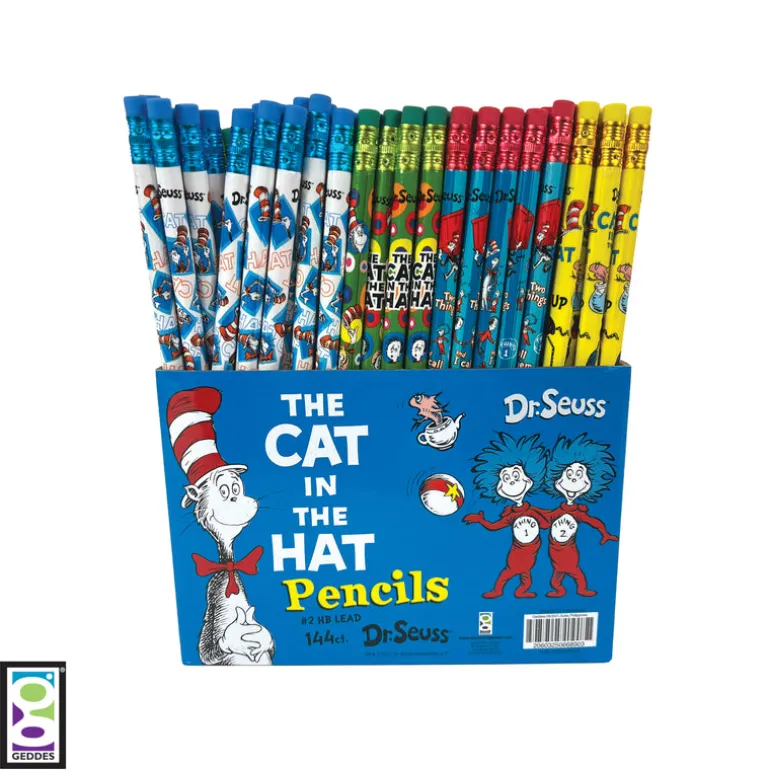 Dr. Seuss™ Cat in the Hat Pencils - 144 per display