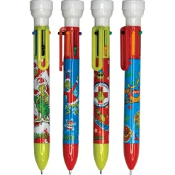 Dr. Seuss™ Grinch 6 Color Pens with Stamper - 12 per display