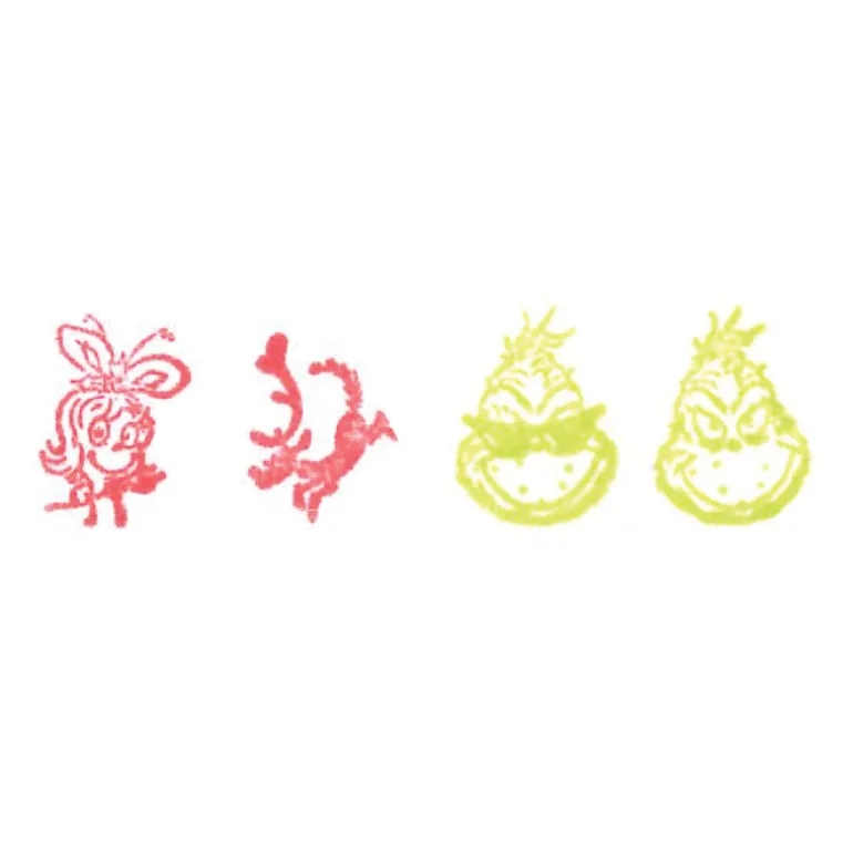 Dr. Seuss™ Grinch 6 Color Pens with Stamper - 12 per display