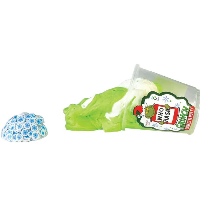 Dr. Seuss™ Grinch Who-Hash Confetti Putty - 12 per display