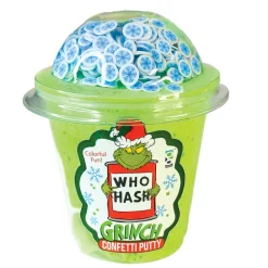 Dr. Seuss™ Grinch Who-Hash Confetti Putty - 12 per display