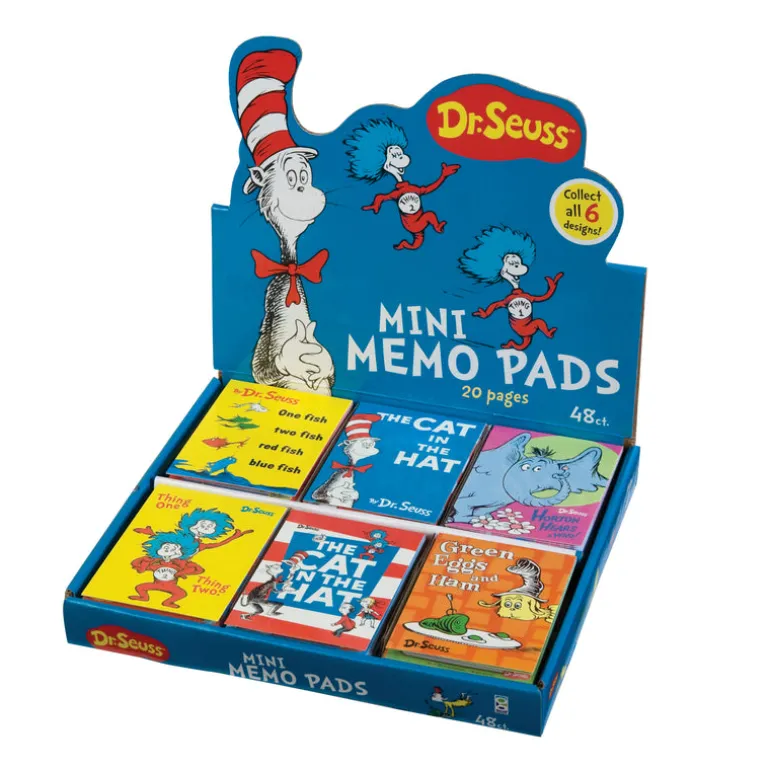 Dr. Seuss™ Mini Memo Pads - 48 per box