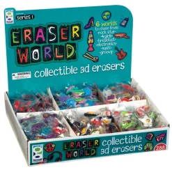 Eraser World 3D Eraser Assortment - 288 per display