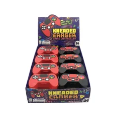 Game Controller Kneaded Eraser - 24 per display