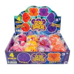 Gear Sphere Fidget Toys - 12 per display