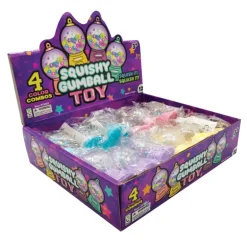 Gumball Machine Squishy Toys - 12 per display