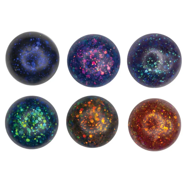 Iridescent Glitter Balls - 12 per display