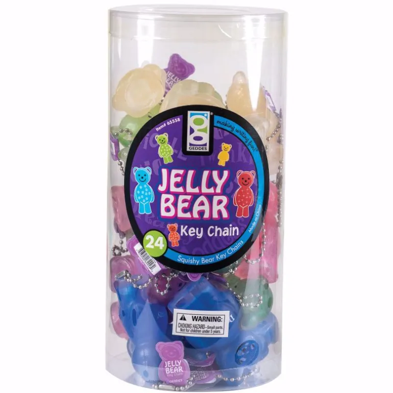 Jelly Bears Keychain - 24 per tub