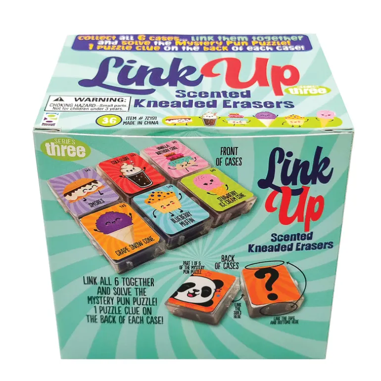 Link Up Scented Kneaded Erasers: Series Three - 36 per display