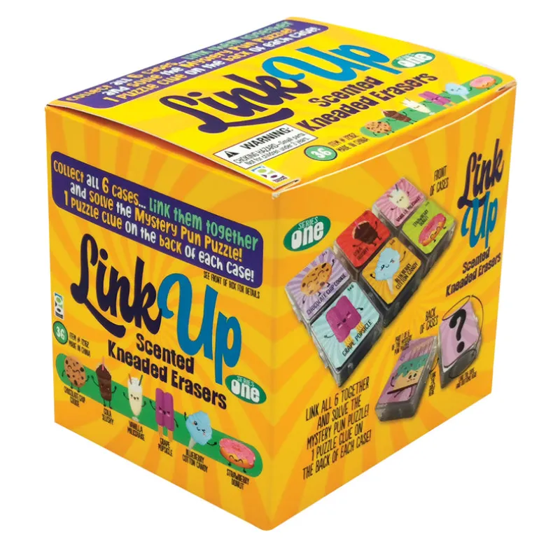 Link Up Scented Kneaded Erasers: Series One - 36 per display