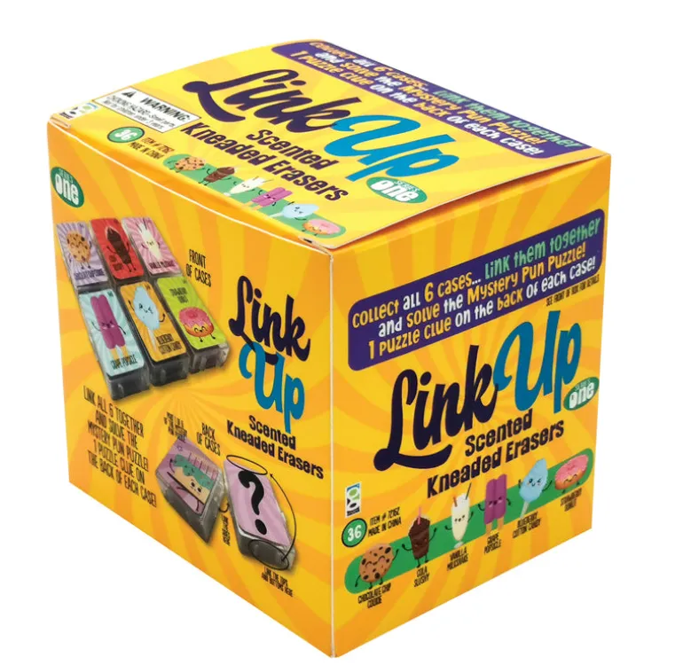Link Up Scented Kneaded Erasers: Series One - 36 per display