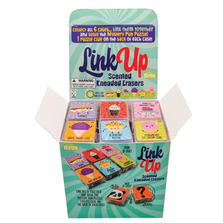 Link Up Scented Kneaded Erasers: Series Three - 36 per display