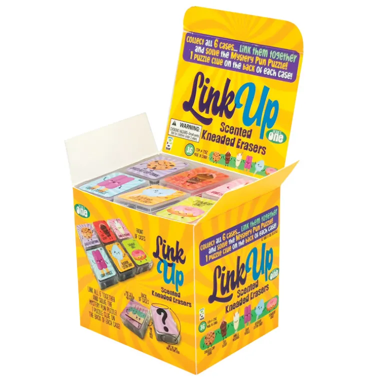Link Up Scented Kneaded Erasers: Series One - 36 per display