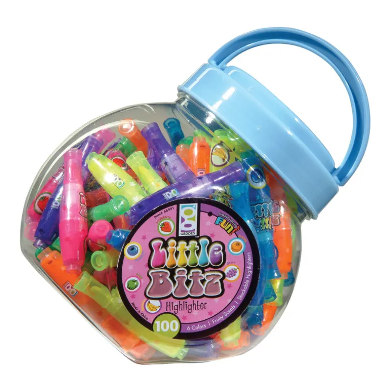 Little Bitz Scented Highlighters - 100 per tub