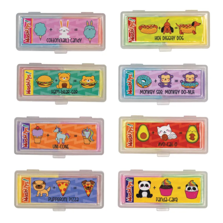 Mashups Trendy Friendz Kneaded Erasers - 24 per display