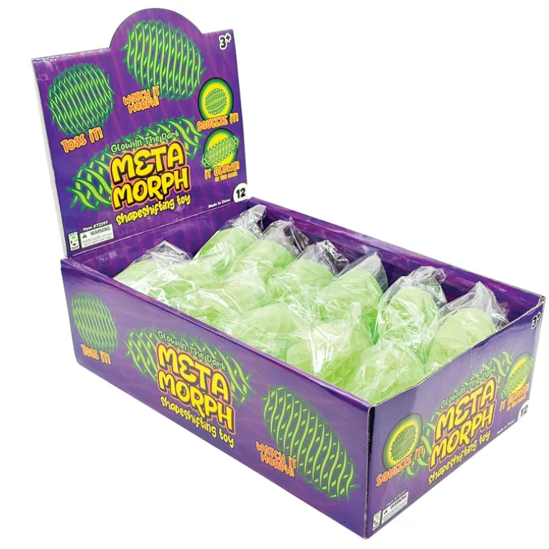 Meta Morph Shape Shifting Glow-in-the-Dark Toys - 12 per display