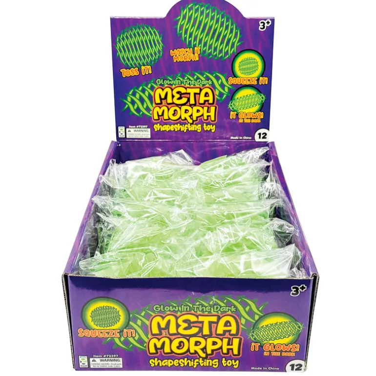 Meta Morph Shape Shifting Glow-in-the-Dark Toys - 12 per display
